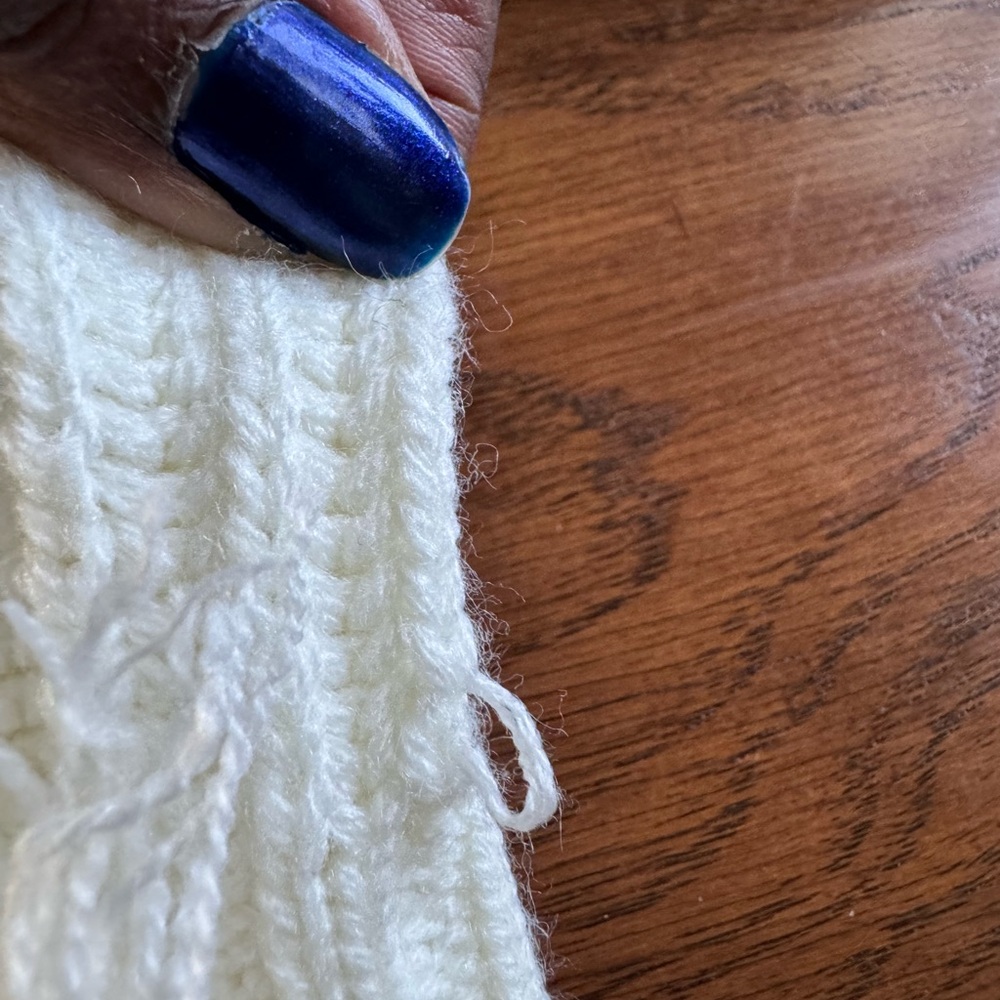 Lulus Ivory Ribbed Knit‎ Fringe Sweater - Picture 10 of 11